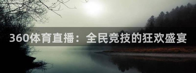 360体育直播：全民竞技的狂欢盛宴